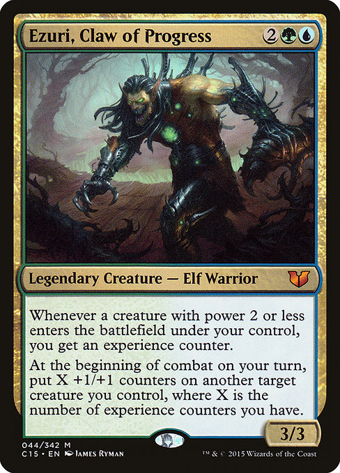 Magic the Gathering Card - Ezuri, Claw of Progress - MTG Circle