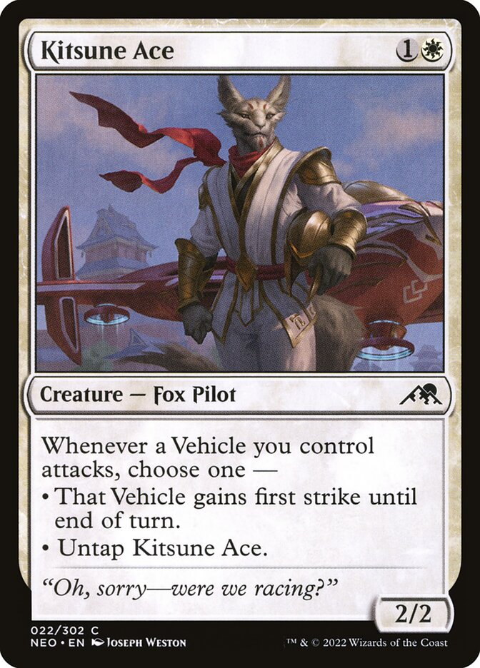 Magic the Gathering Card - Kitsune Ace - MTG Circle
