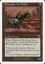 Magic the Gathering Card - Phyrexian War Beast - MTG Circle