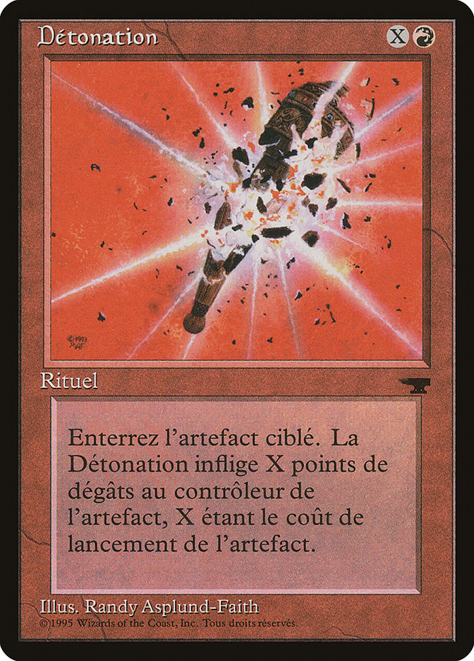 Magic the Gathering Card - Detonate - MTG Circle