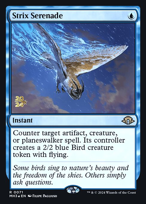 Magic the Gathering Card - Strix Serenade - MTG Circle