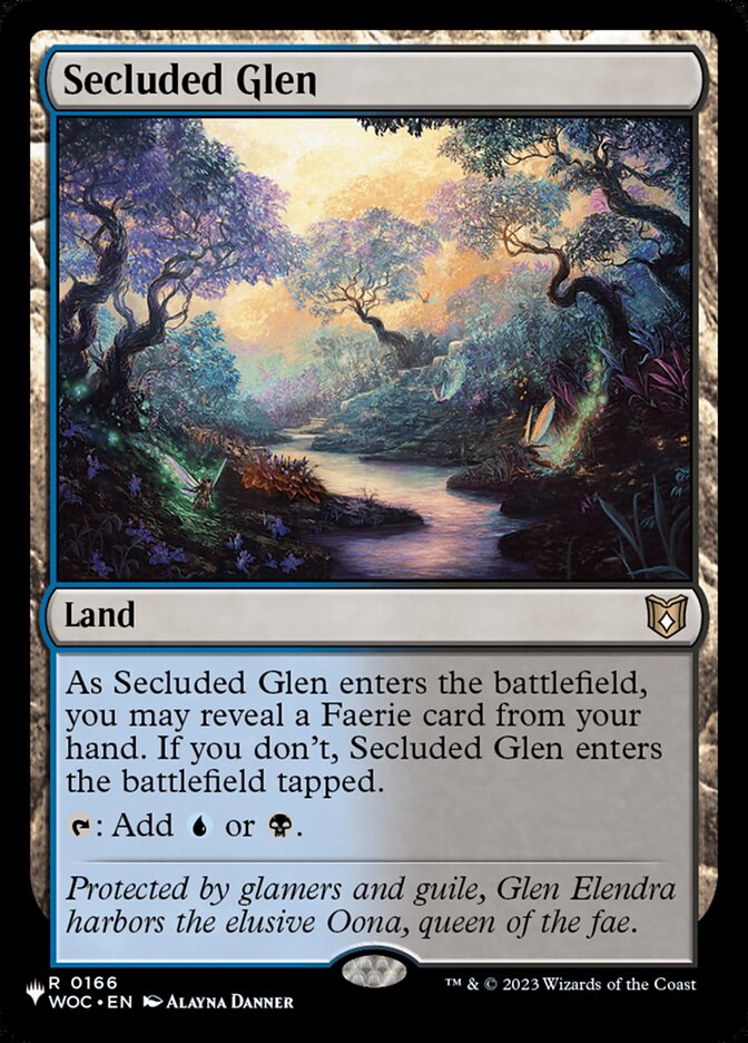 Magic the Gathering Card - Secluded Glen - MTG Circle