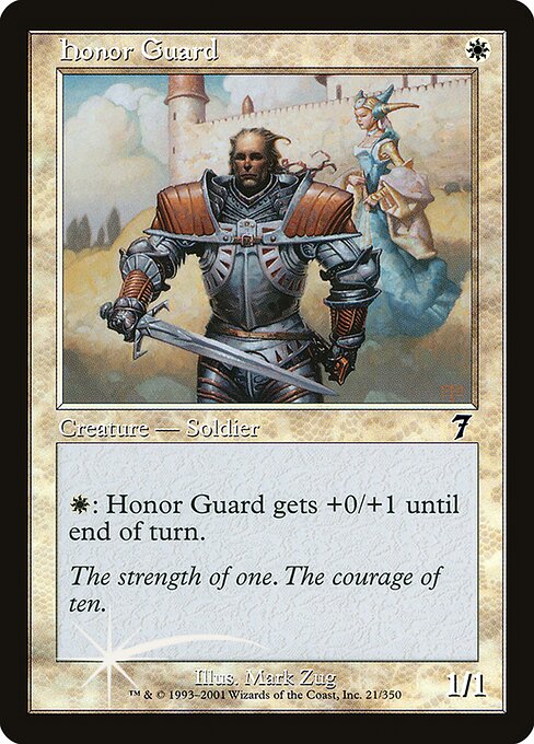 Magic the Gathering Card - Honor Guard - MTG Circle