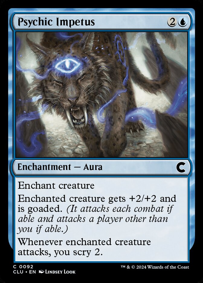 Magic the Gathering Card - Psychic Impetus - MTG Circle