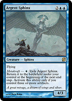 Magic the Gathering Card - Argent Sphinx - MTG Circle