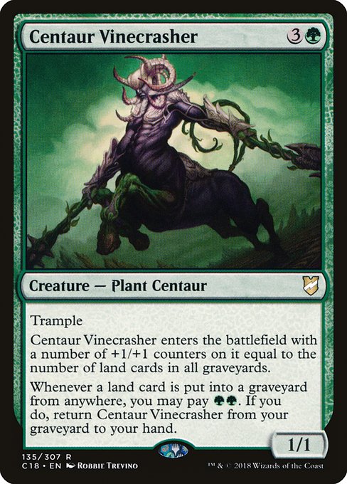 Magic the Gathering Card - Centaur Vinecrasher - MTG Circle