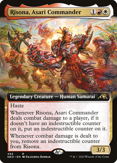Magic the Gathering Card - Risona, Asari Commander - MTG Circle