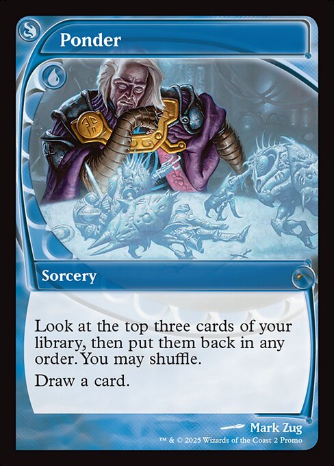 Magic the Gathering Card - Ponder - MTG Circle