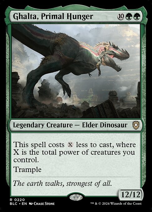Magic the Gathering Card - Ghalta, Primal Hunger - MTG Circle