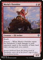 Magic the Gathering Card - Meria's Outrider - MTG Circle