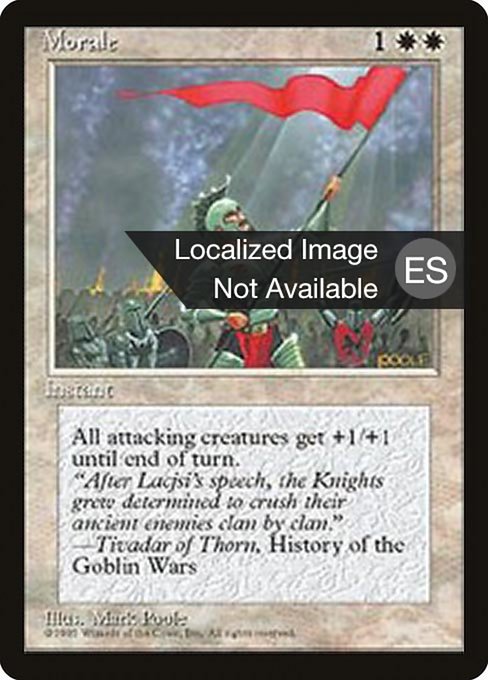 Magic the Gathering Card - Morale - MTG Circle