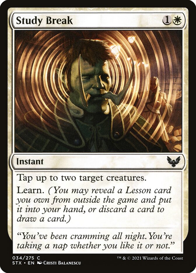 Magic the Gathering Card - Study Break - MTG Circle