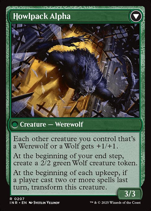 Magic the Gathering Card - Howlpack Alpha - MTG Circle