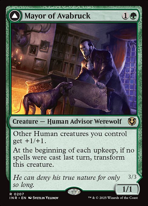 Magic the Gathering Card - Mayor of Avabruck // Howlpack Alpha - MTG Circle