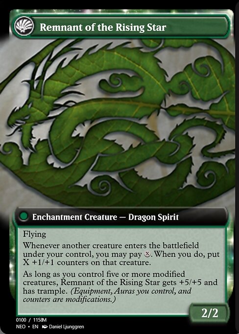 Magic the Gathering Card - Remnant of the Rising Star - MTG Circle