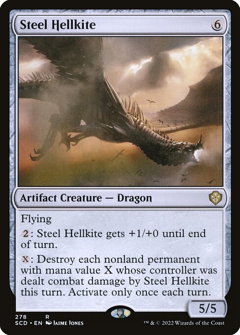 Magic the Gathering Card - Steel Hellkite - MTG Circle