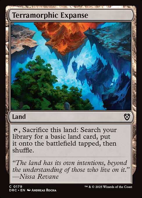 Magic the Gathering Card - Terramorphic Expanse - MTG Circle