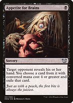 Magic the Gathering Card - Appetite for Brains - MTG Circle