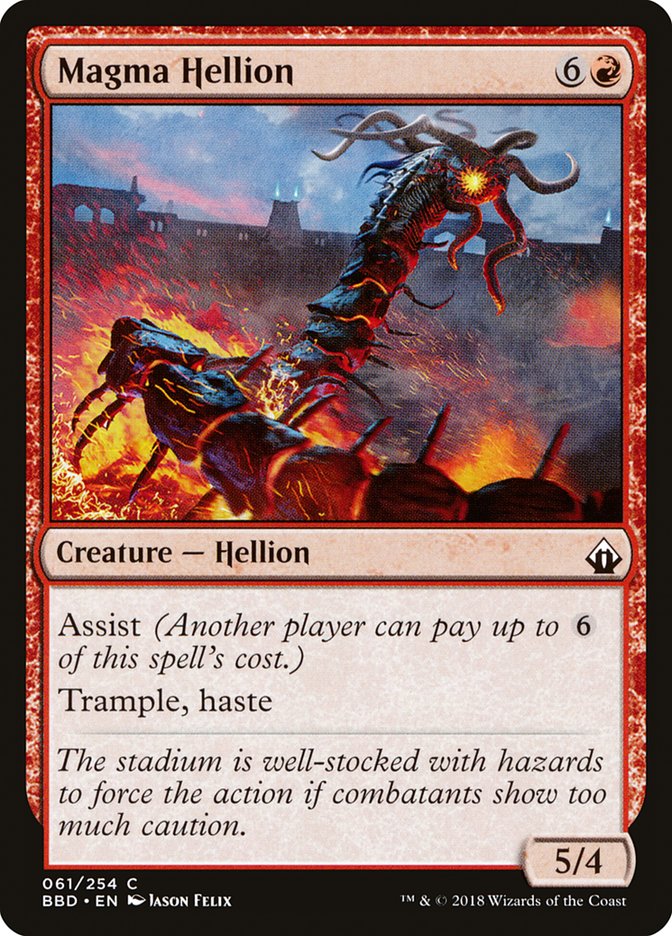 Magic the Gathering Card - Magma Hellion - MTG Circle