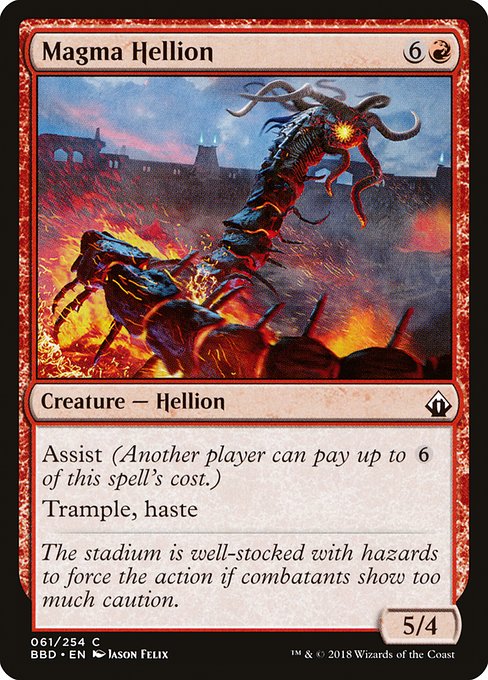Magic the Gathering Card - Magma Hellion - MTG Circle
