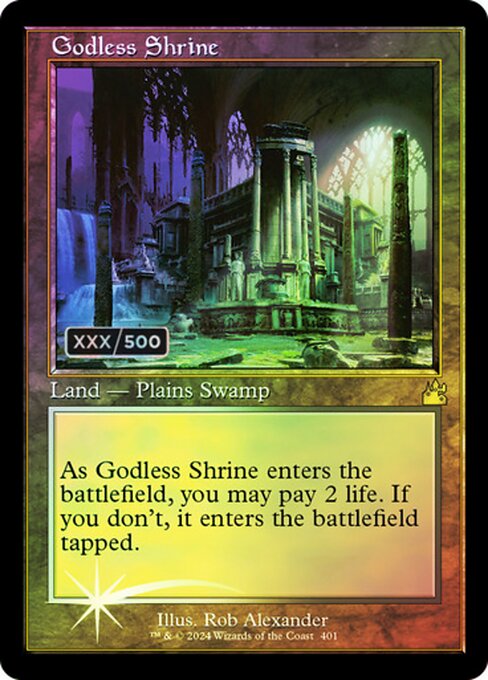 Magic the Gathering Card - Godless Shrine - MTG Circle