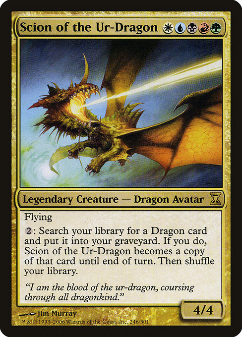 Magic the Gathering Card - Scion of the Ur-Dragon - MTG Circle