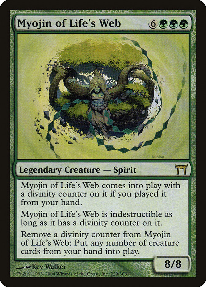 Magic the Gathering Card - Myojin of Life's Web - MTG Circle