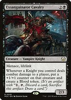 Magic the Gathering Card - Exsanguinator Cavalry - MTG Circle