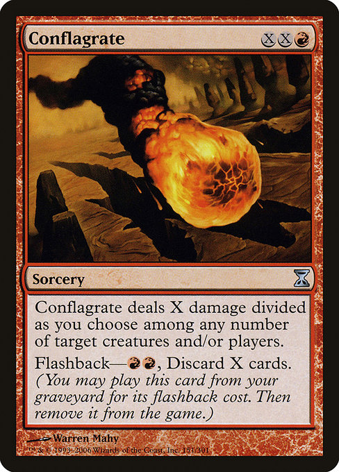 Magic the Gathering Card - Conflagrate - MTG Circle
