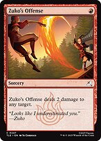 Magic the Gathering Card - Zuko's Offense - MTG Circle