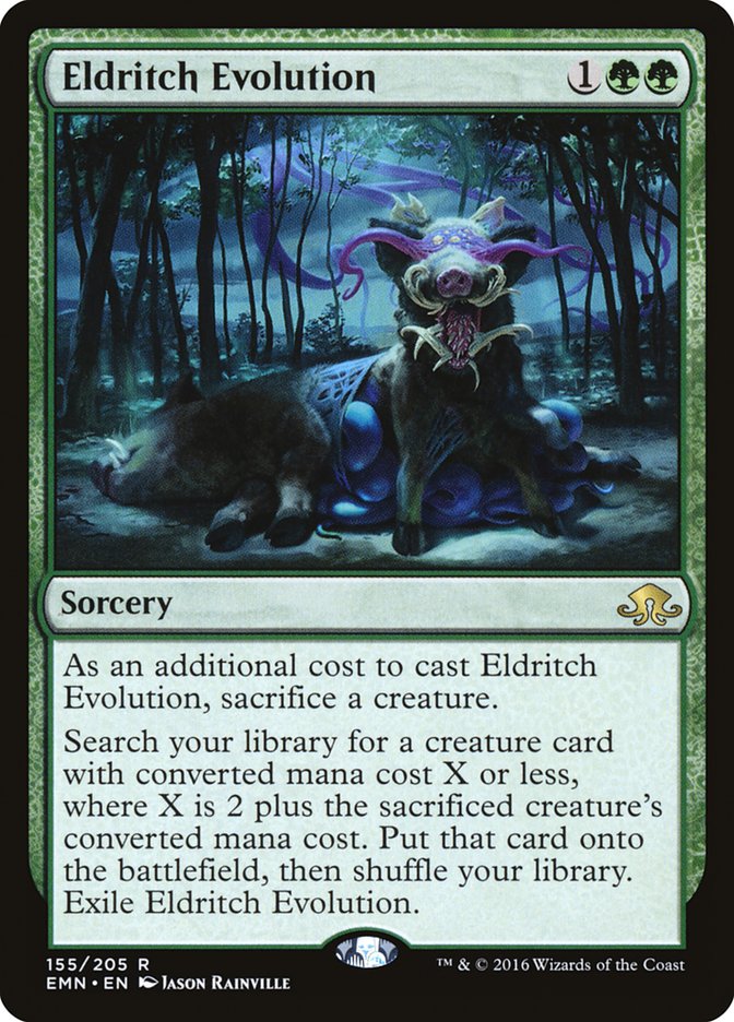 Magic the Gathering Card - Eldritch Evolution - MTG Circle