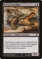 Magic the Gathering Card - Dross Crocodile - MTG Circle