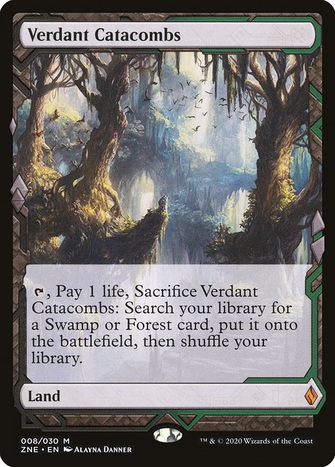 Magic the Gathering Card - Verdant Catacombs - MTG Circle