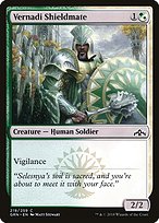 Magic the Gathering Card - Vernadi Shieldmate - MTG Circle