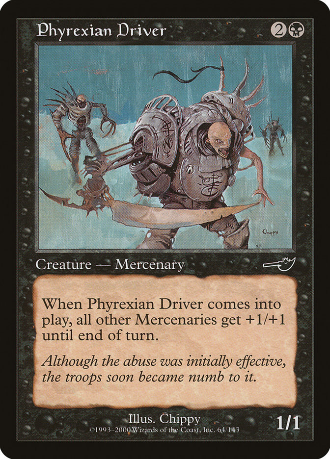 Magic the Gathering Card - Phyrexian Driver - MTG Circle