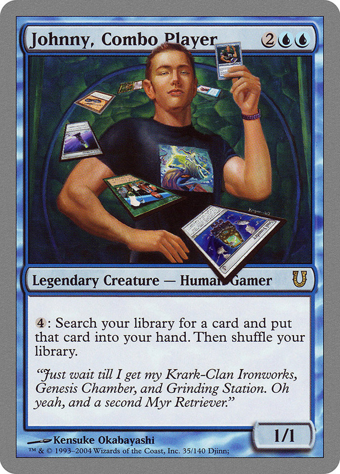 Magic the Gathering Card - Johnny, Combo Player - MTG Circle