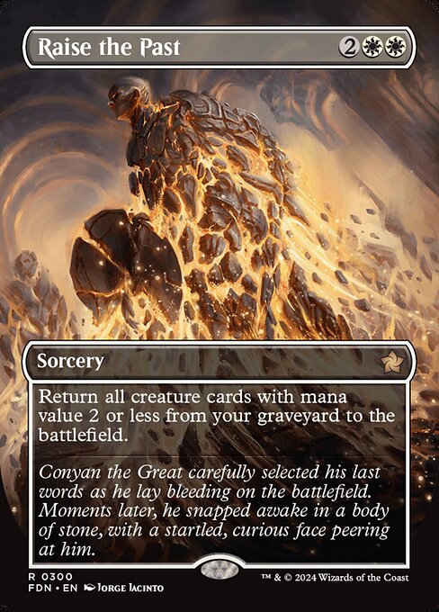 Magic the Gathering Card - Raise the Past - MTG Circle