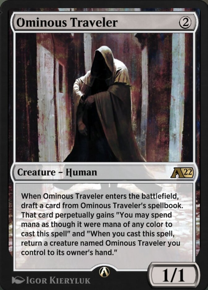 Magic the Gathering Card - Ominous Traveler - MTG Circle