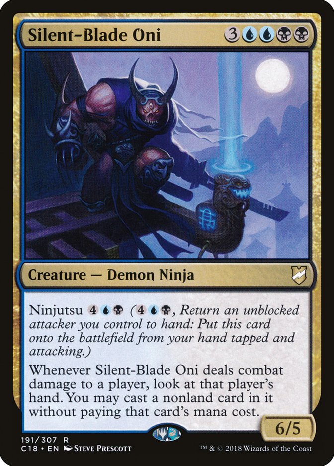 Magic the Gathering Card - Silent-Blade Oni - MTG Circle