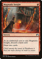 Magic the Gathering Card - Magmatic Insight - MTG Circle