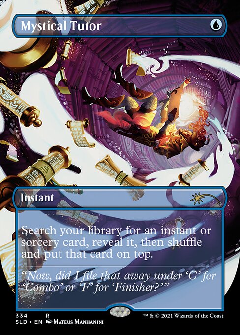 Magic the Gathering Card - Mystical Tutor - MTG Circle