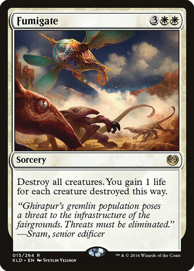 Magic the Gathering Card - Fumigate - MTG Circle