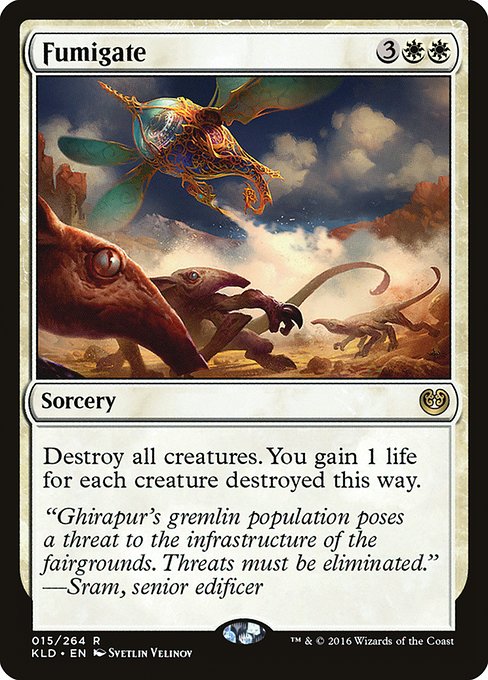 Magic the Gathering Card - Fumigate - MTG Circle