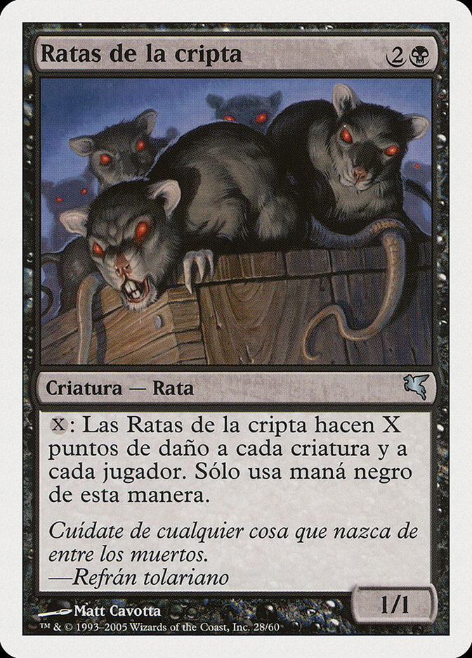 Magic the Gathering Card - Crypt Rats - MTG Circle