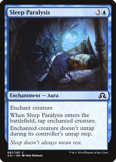 Magic the Gathering Card - Sleep Paralysis - MTG Circle