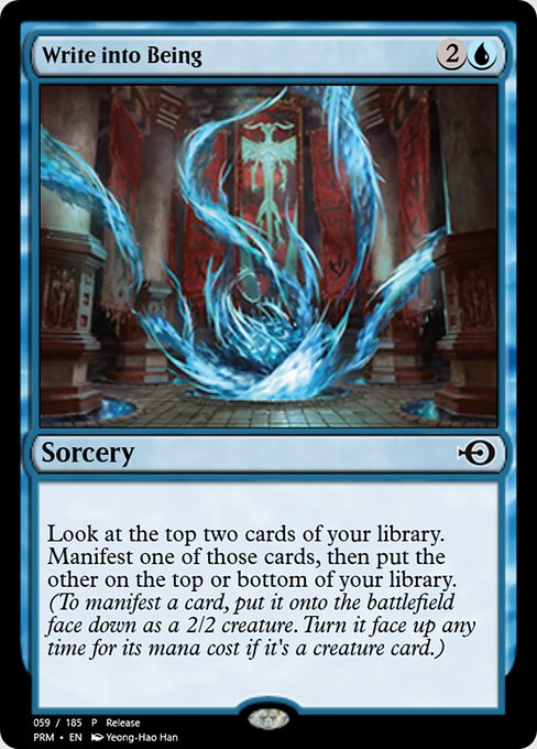 Magic the Gathering Card - Write into Being - MTG Circle