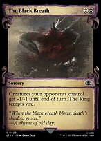 Magic the Gathering Card - The Black Breath - MTG Circle