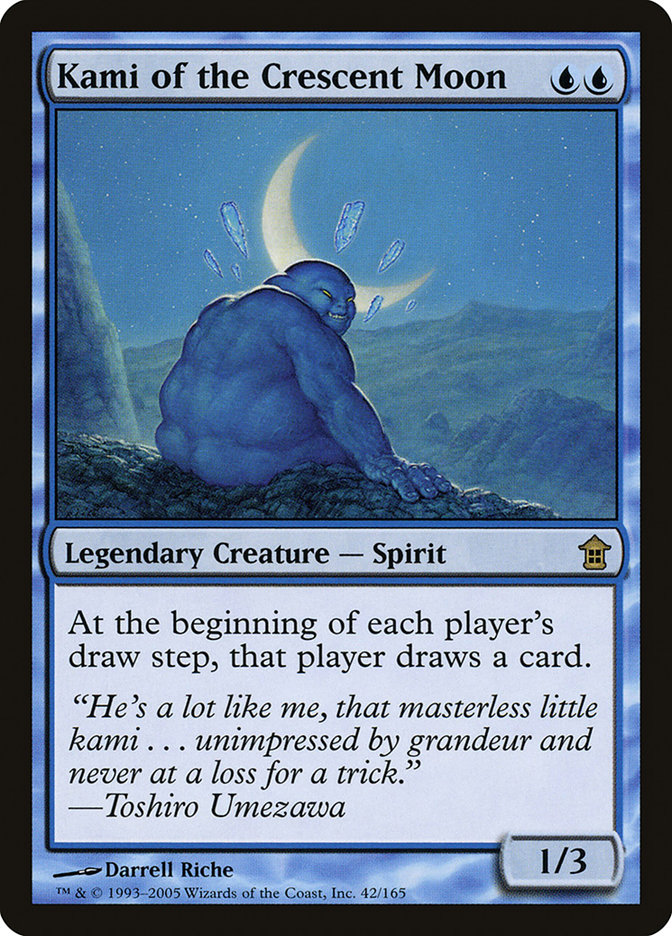 Magic the Gathering Card - Kami of the Crescent Moon - MTG Circle
