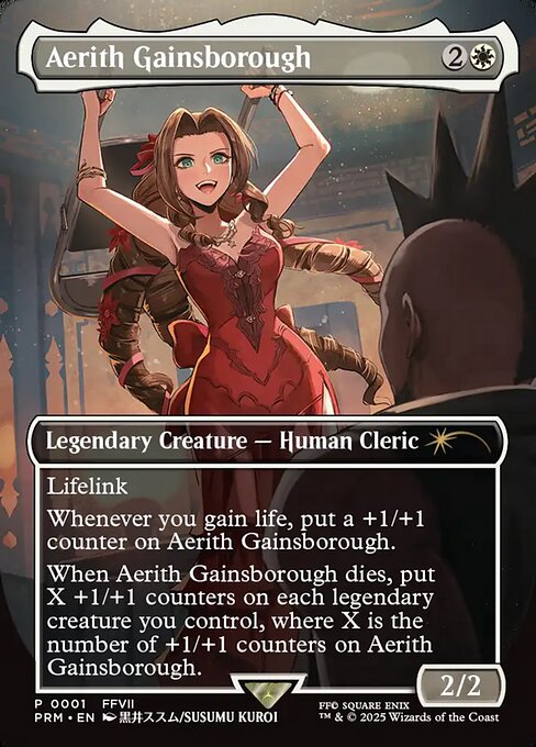 Magic the Gathering Card - Aerith Gainsborough - MTG Circle
