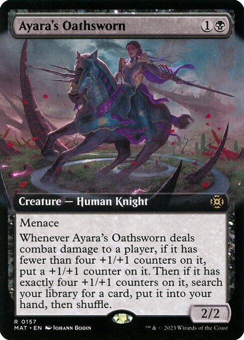 Magic the Gathering Card - Ayara's Oathsworn - MTG Circle